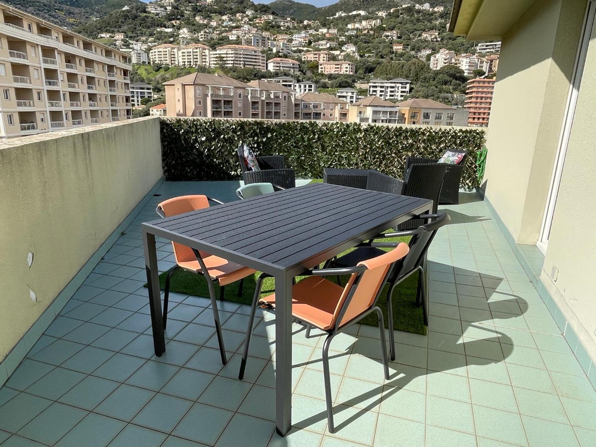 Grand T2 Proche Centre Ville, Vue Mer Et Montagne Bastia  Exterior foto
